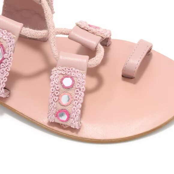 NWT Free People Mantra mirror pink sandals 8.5 - Picture 11 of 14